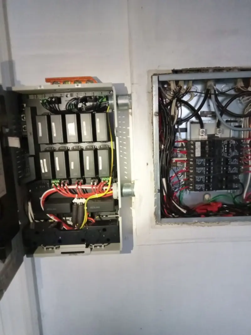 Electrical panel upgrade completed for Ring Doorbell Installation in Vienna